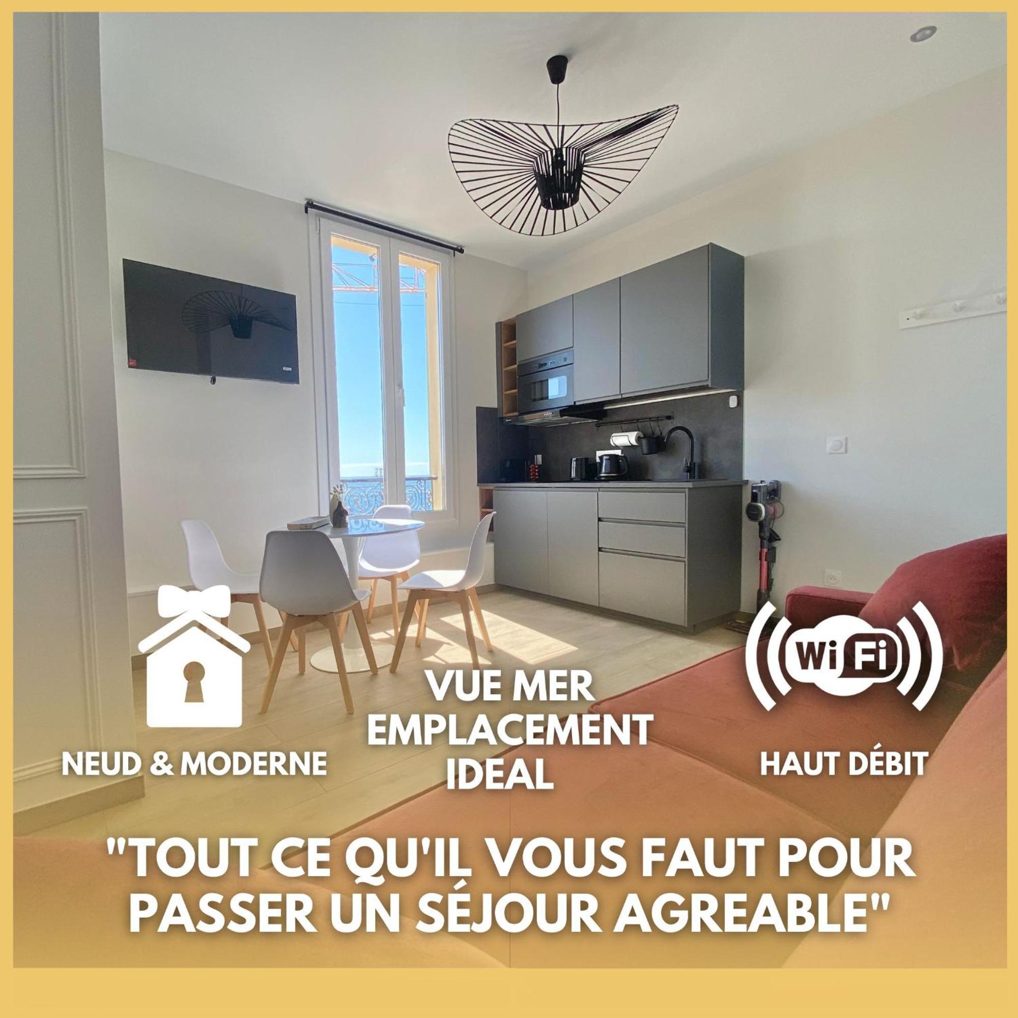 Appartement Moderne Climatise Monaco Vue Mer Cap-d'Ail Dış mekan fotoğraf
