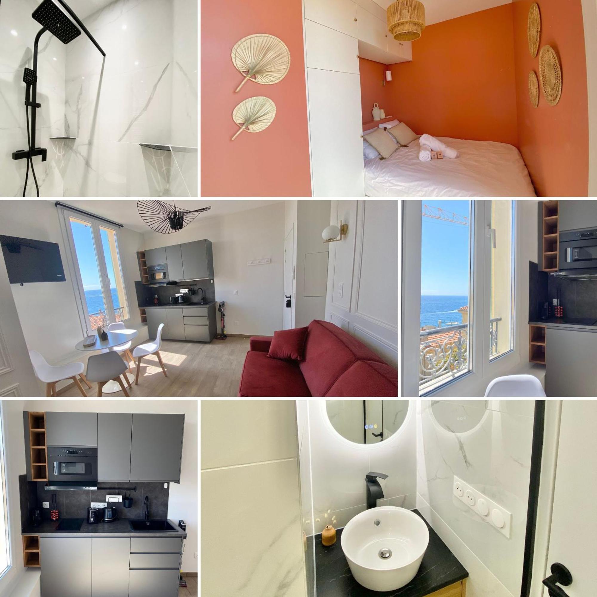 Appartement Moderne Climatise Monaco Vue Mer Cap-d'Ail Dış mekan fotoğraf