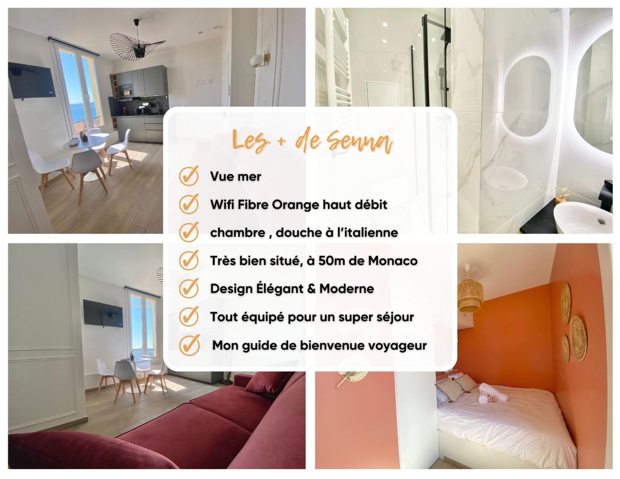 Appartement Moderne Climatise Monaco Vue Mer Cap-d'Ail Dış mekan fotoğraf