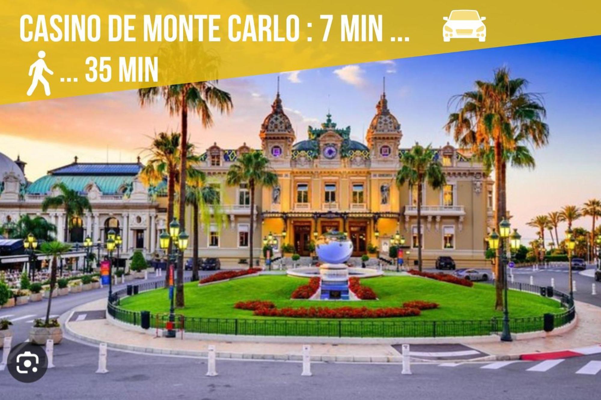 Appartement Moderne Climatise Monaco Vue Mer Cap-d'Ail Dış mekan fotoğraf