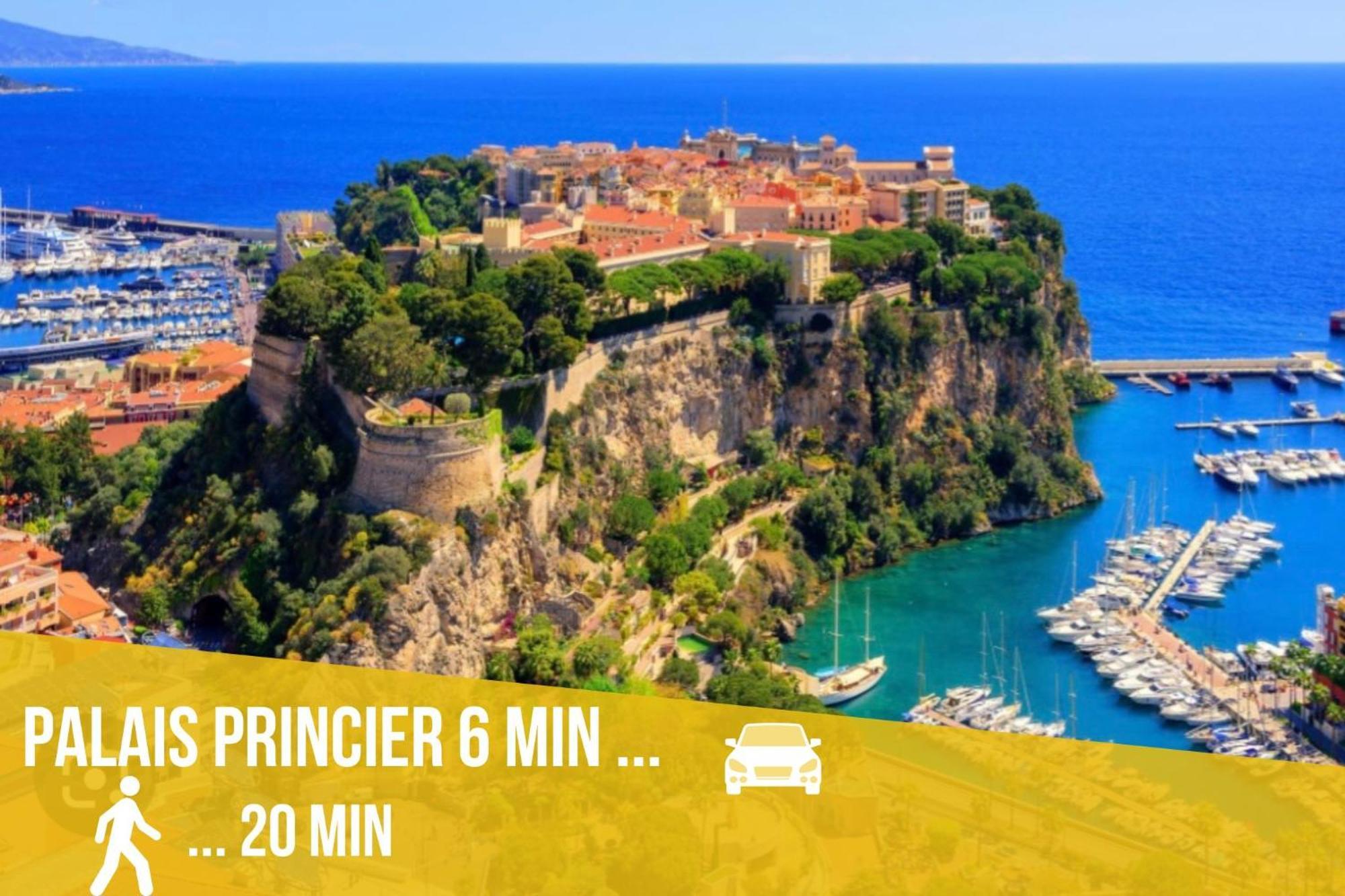 Appartement Moderne Climatise Monaco Vue Mer Cap-d'Ail Dış mekan fotoğraf